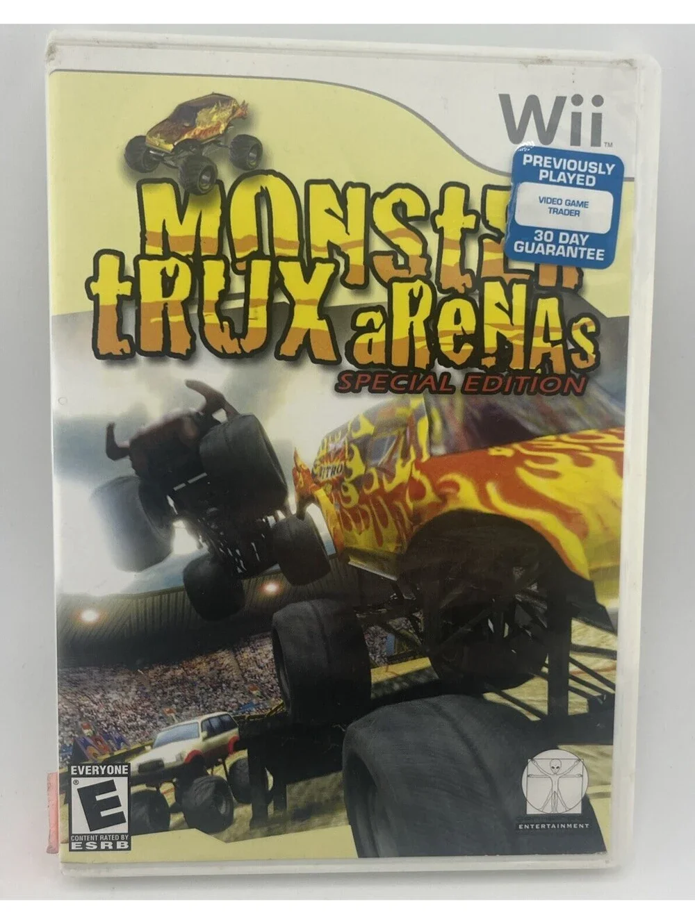 Monster Trux Arenas Special Edition Nintendo Wii Complete Case MT250